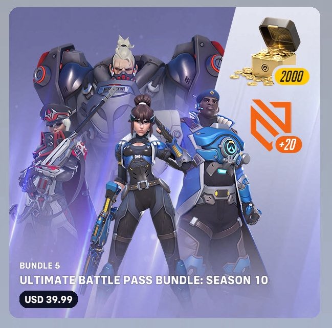 #Giveaway 1 Ultimate Battle Pass for Overwatch 2 Season 10

To participate: 
1) Follow @d00p13
2) Like & retweet this post  
3) Tag your duo

Giveaway ends on April 19th

#OW2Giveaway #Overwatch2