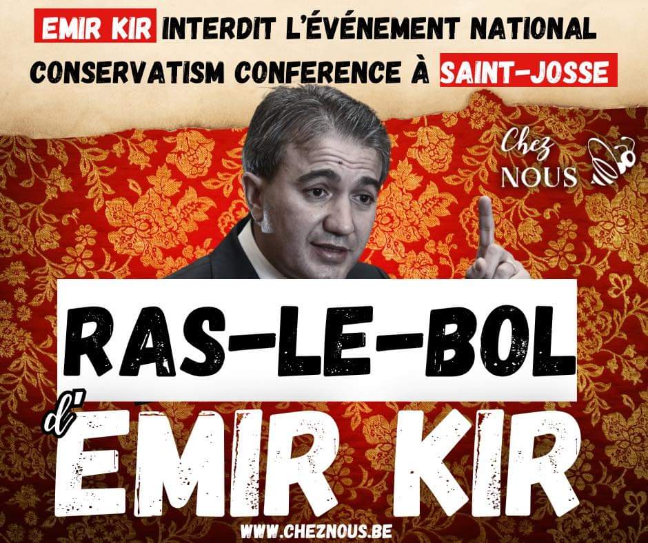 EMIR KIR, DU BALAI 🧹 

Nous ne vivons plus dans une vraie démocratie.

👉 C’est ce que Chez Nous 🐝, le seul parti patriote en Wallonie n’a de cesse de répéter depuis ses débuts.

L’évènement organise par le MCC Brussels intitulé« National Conservatism Conference » où…