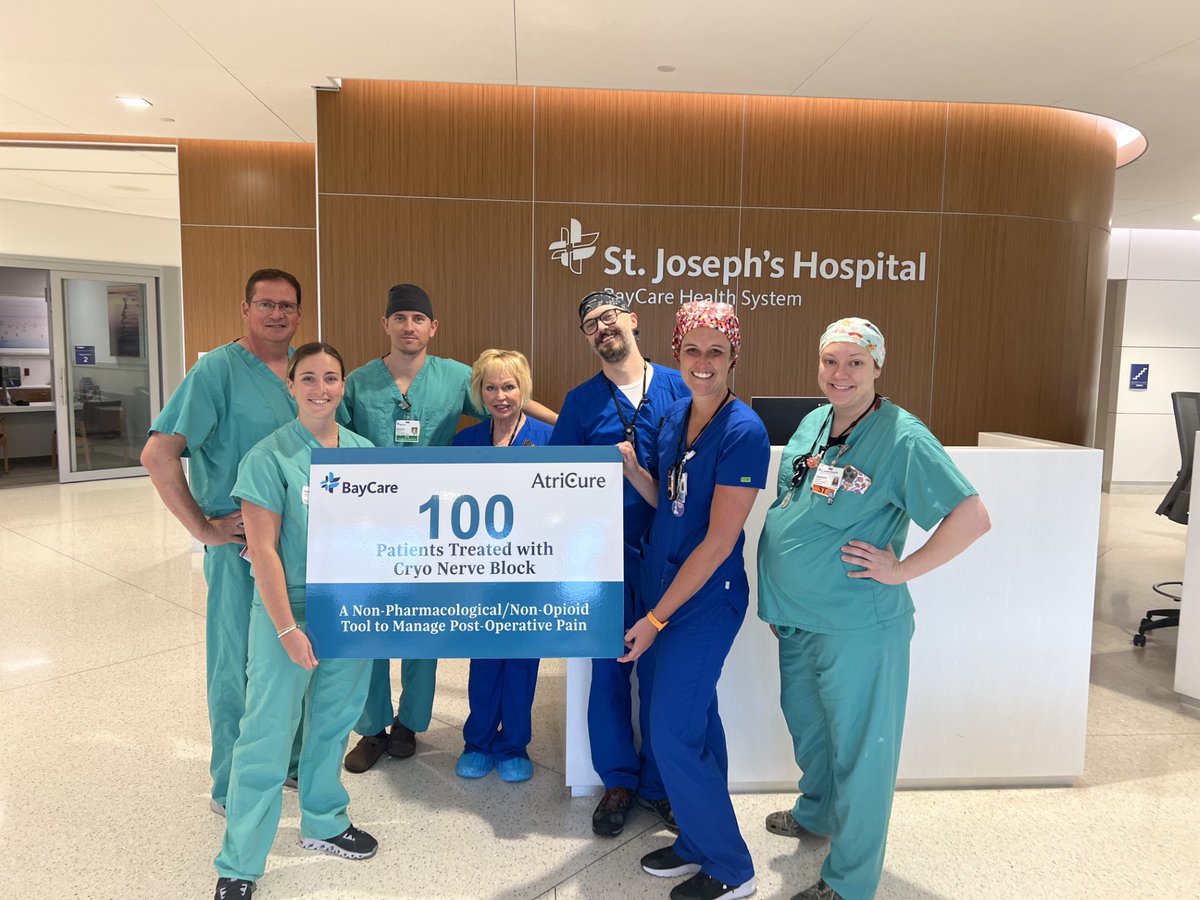 Dr. Waxman and the @BayCare team are bringing relief to VATS lung resection patients with Cryo Nerve Block. With dedication and expertise, Dr. Waxman and his team have reached a milestone, treating 100 patients with cryoNB over the past three years! Learn more about #cryoNB:…