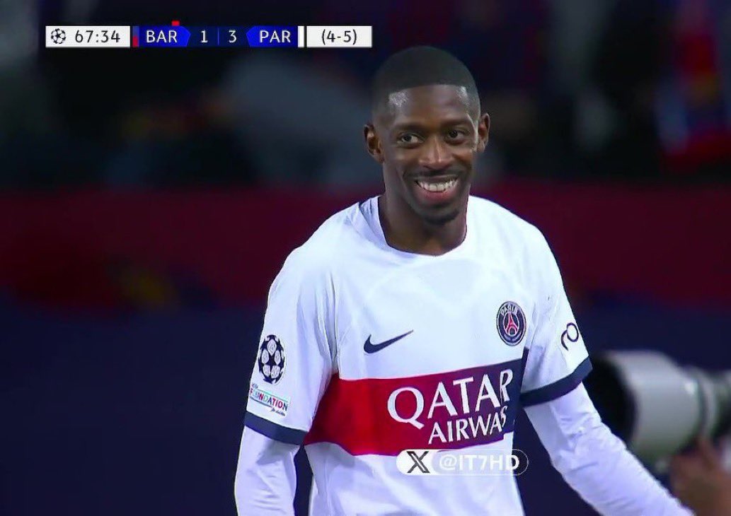 Dembele fans won't pass without liking this tweet 
#BarcaPsg #PSGFCB #FCBPSG