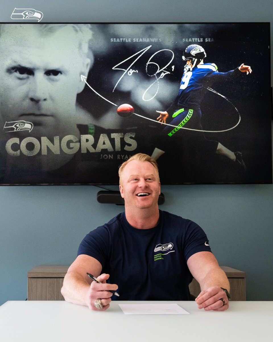 Back where he belongs. We've signed Jon Ryan to a one-day contract, and he'll retire as a Seattle Seahawk.