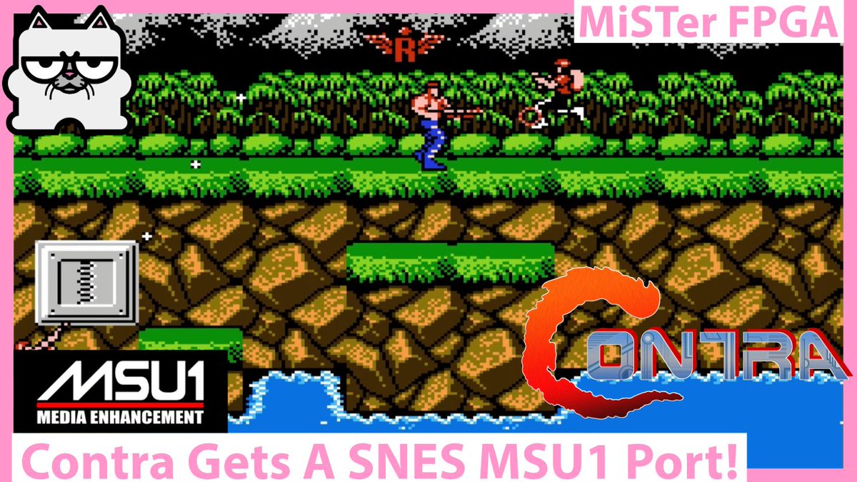 And just like that a #Contra #SNES port is here with MSU1 support and lots of QOL features...works great on #Nintendo hardware and #MiSTerFPGA thanks to @infidelity_nes youtu.be/tJS4f40wHuk #NES #gaming #GamingNews #gaming_news #RETROGAMING