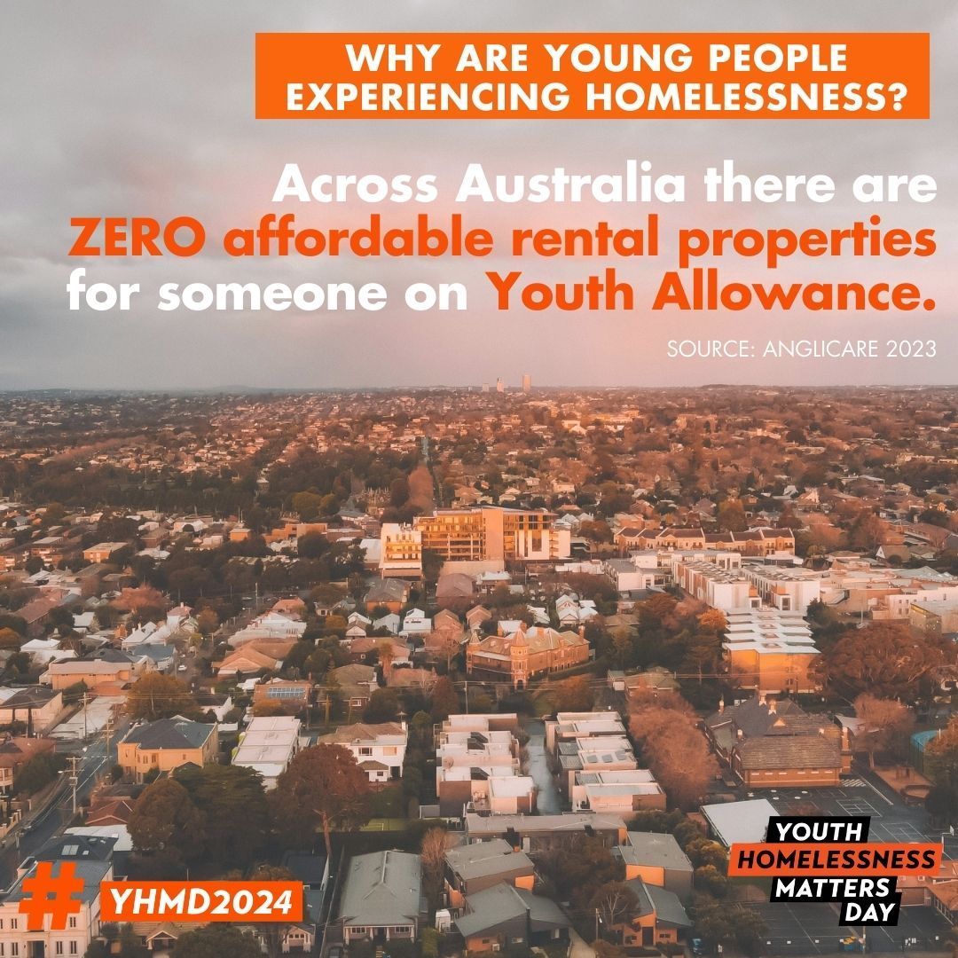 In Victoria, there are more than 3000 young people on the social housing waitlist. The community housing sector provides affordable homes for young people, but we need many more dedicated youth tenancies to prevent a lifetime of homelessness. #YHMD24 #YouthHomelessnessMatters