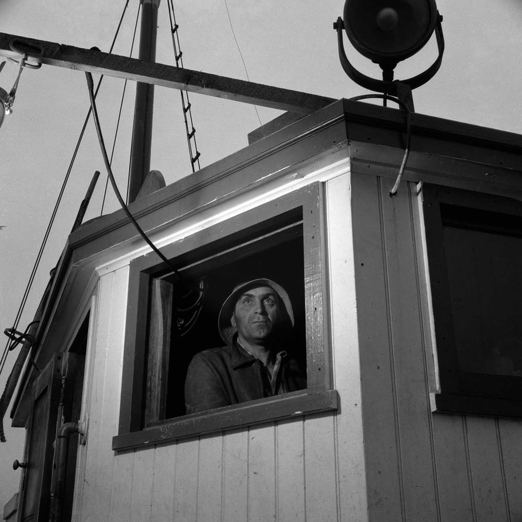 Lorenzo Scola Pilots the Ship, Gloucester, Massachusetts, 1943 .⁠ .⁠ .⁠ #gordonparks #photography #photojournalism #lifemagazine