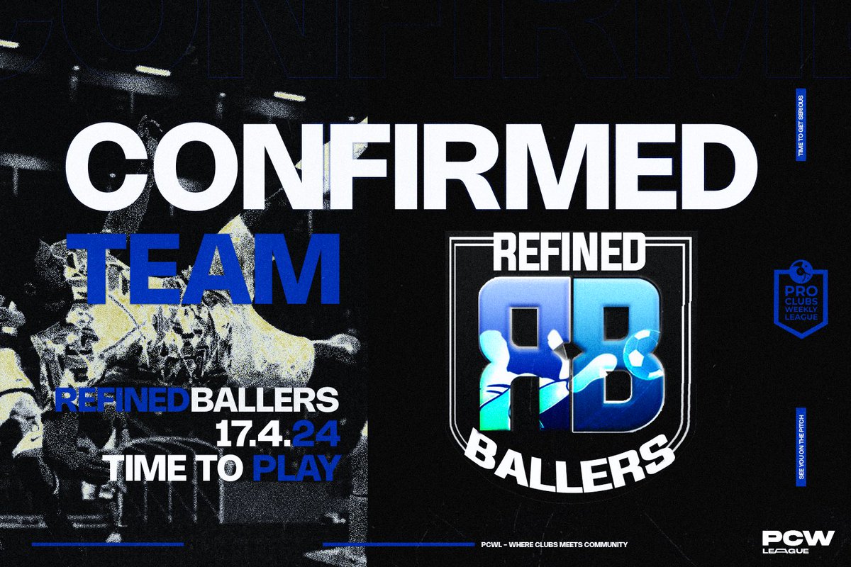 🚨 The PENULTIMATE team to be revealed is….

<a href="/REFINEDBALLERS/">REFINED BALLERS</a> ⚽️ 

#PCWLeague