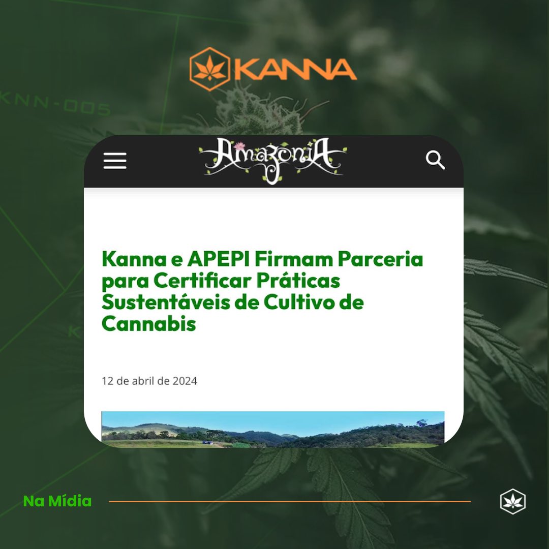 🌿 Exciting news! The partnership between Kanna and @familiaapepi is gaining attention! 🚀 It was featured on Startupi, reaching over 80k monthly views, and Revista Amazônia, with 40k+ monthly visitors. 

Check out the articles:
👉 Startupi: startupi.com.br/blockchain-par…
👉 Revista…