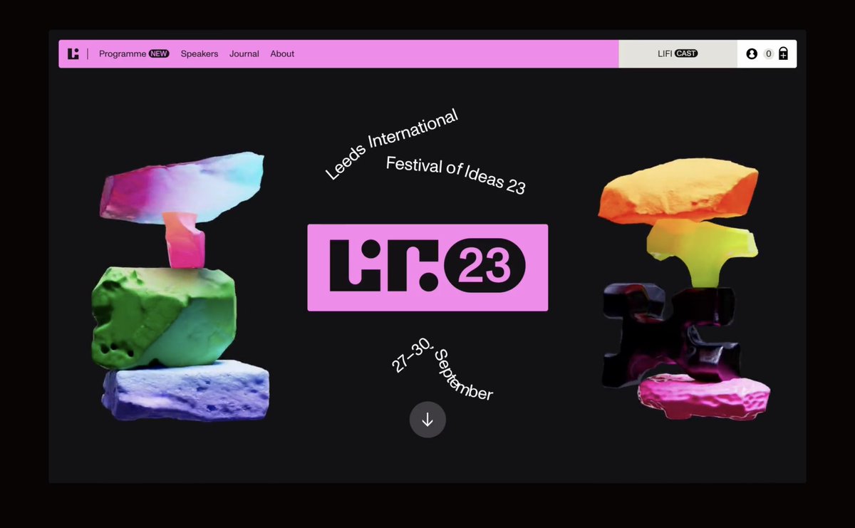 Identity and web for Leeds International Festival of ideas (LIFI) @rabbithole