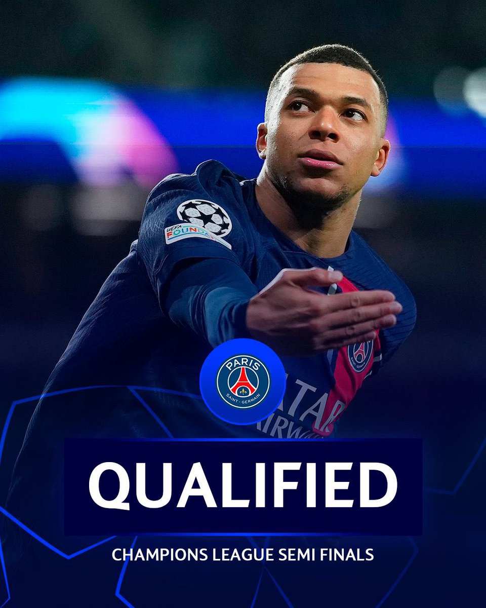 🔴🔵 Paris Saint-Germain, qualified to Champions League semi finals. Barcelona, eliminated. ⛔️❌