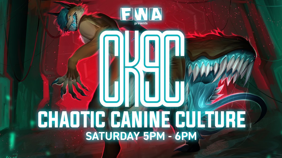 😱 😱 😱 😱 We're once again shaking with excitement to announce @ChaoticK9 will be joining us for #FWA2024, Saturday at 5PM EST!!