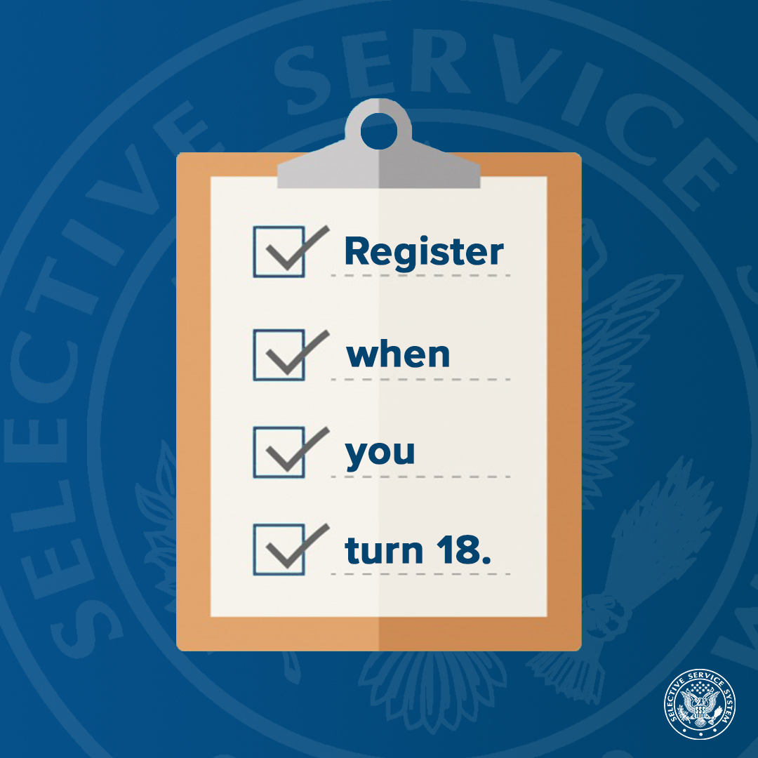If you're not sure, double-check! Automatic registration with the Selective Service through the driver's license application process is not available in all states. Visit sss.gov/verify/ to check your status today. If you are not registered, sign-up today!