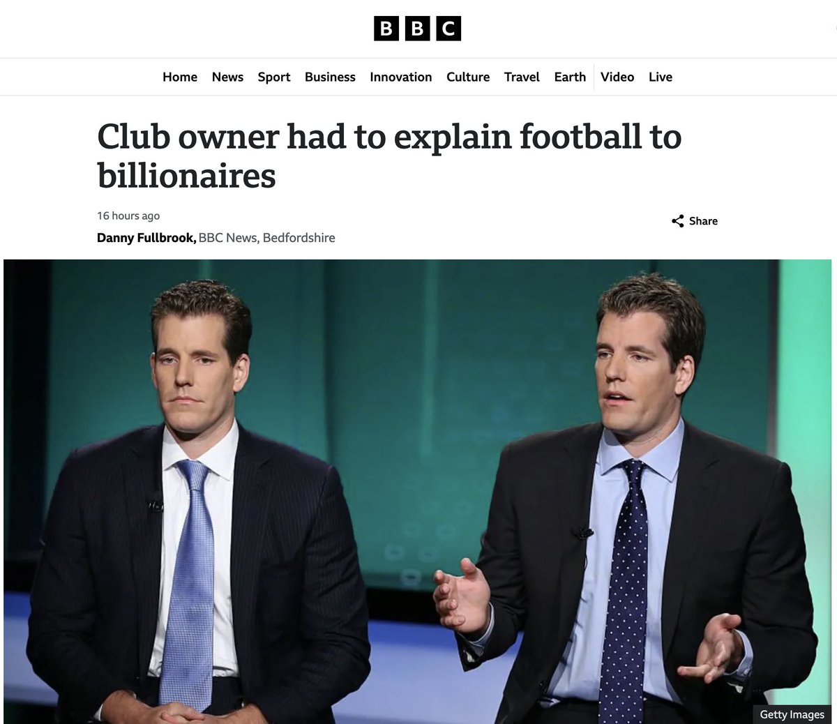 These kinds of headlines are why no one trusts the legacy media! Completely misleading lol. Obviously I know how football (soccer) works. But no, I wasn't familiar with how the English football system works. Two completely different things. When an organization needs to use