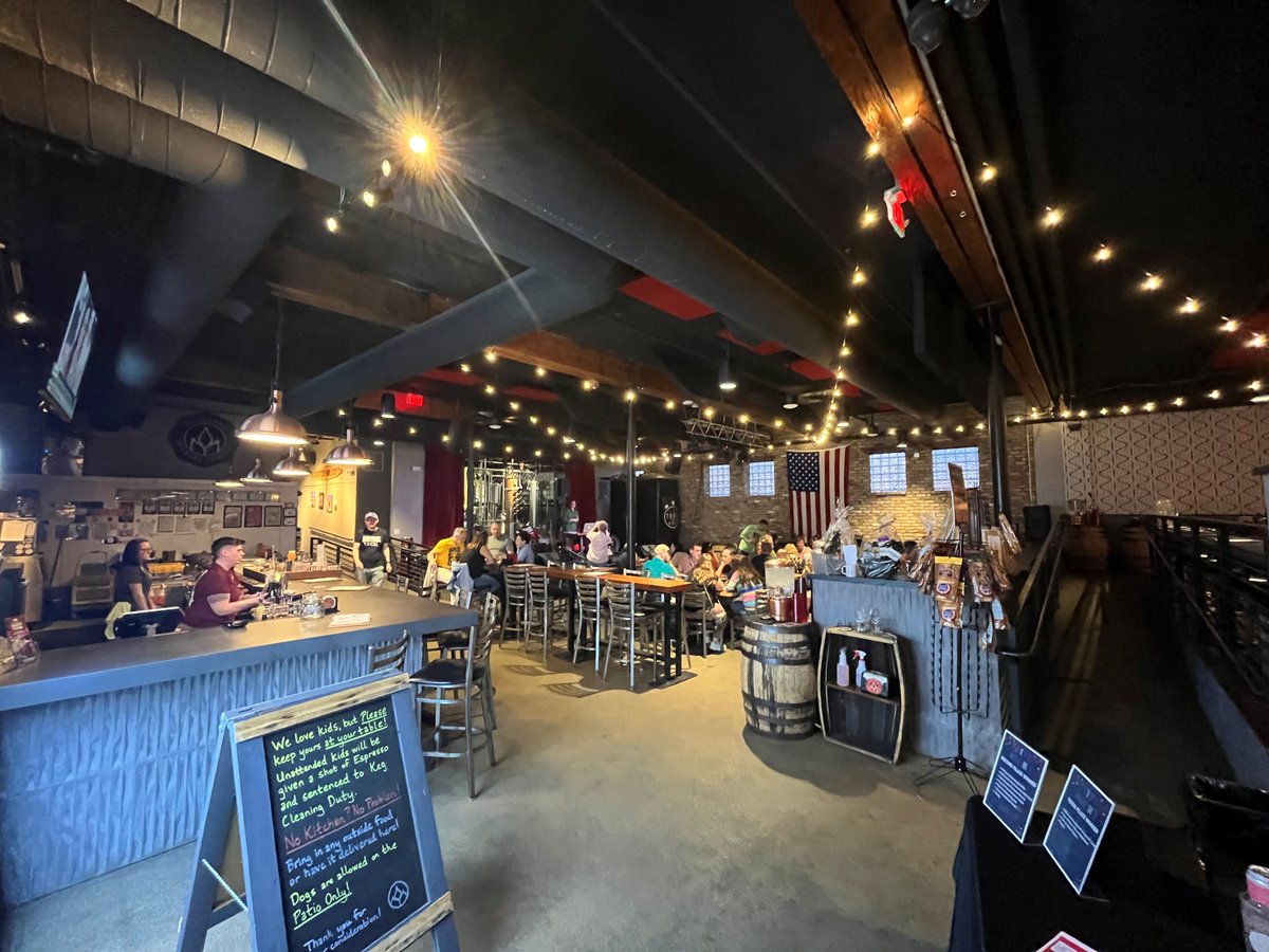 LazarusHouseIL's tweet photo. Last night's Trivia for a Cause at @PollyannaBrewCo was a resounding success! We're incredibly grateful for the enthusiastic participation of our community members and sponsors. Your support plays a crucial role in our ability to provide essential services at Lazarus House. https://t.co/2P4Y6eBL35