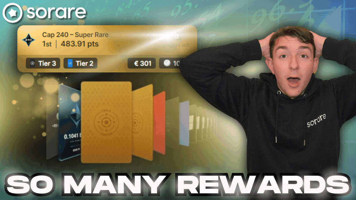 Another Insane REWARD Video🔥

1st in Cap 240 SUPERRARE & Insane UNIQUE Rewards!!
Check out the video --> youtu.be/42KpGddezY0🏆

Make sure to drop @jvh_sorare a follow

#Sorare