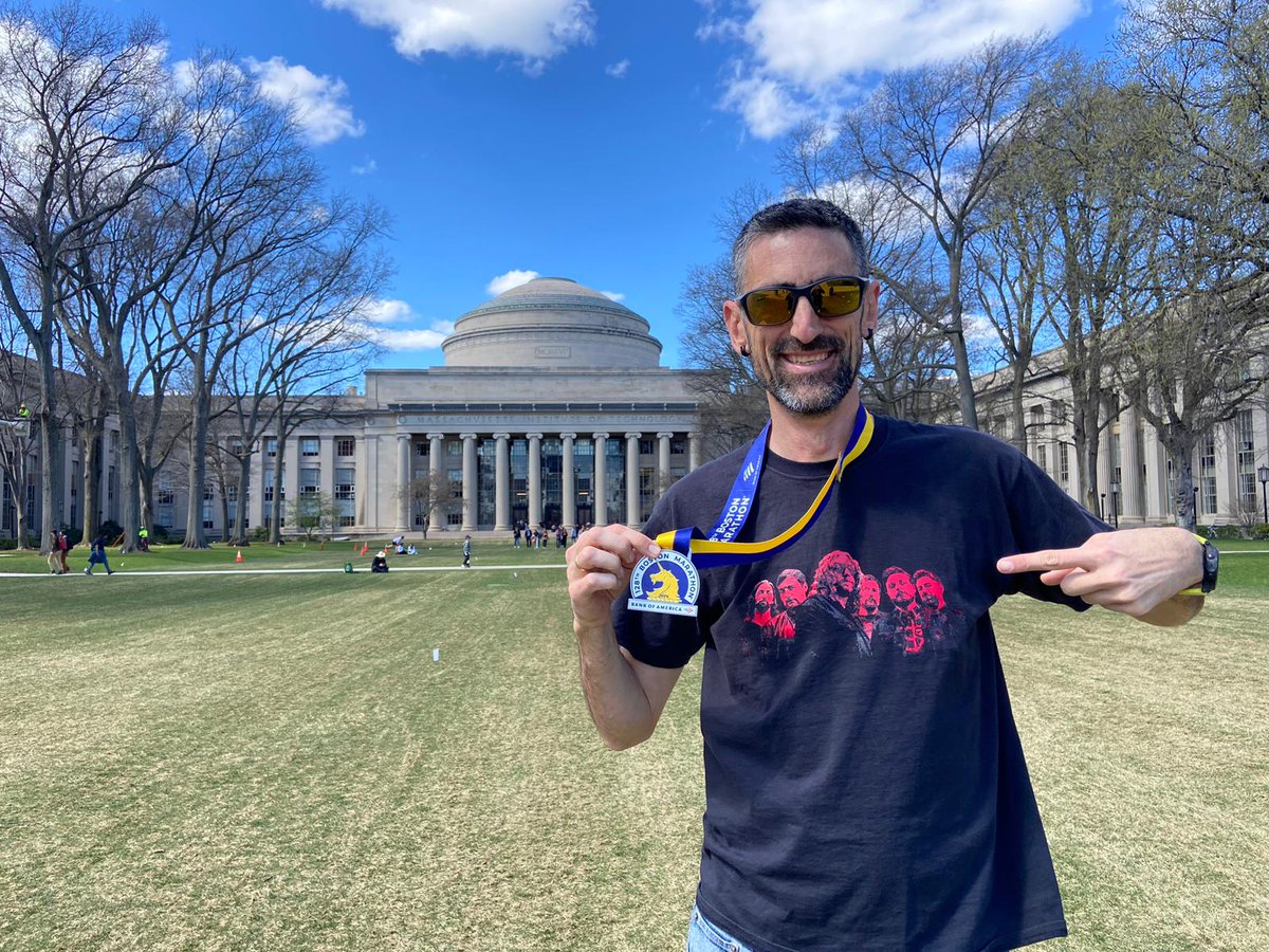 Big congratulations to Juan Carlos for completing the @bostonmarathon! Thanks for taking us with you.