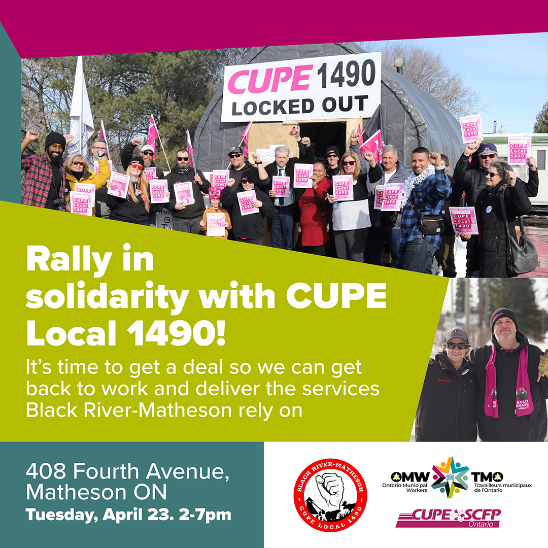 Enough's enough. It's time get a deal - now. Join us on April 23rd for a big rally to send a powerful and united message. RSVP here: tiny.cc/s3rsxz #onpoli #onlab #canlab