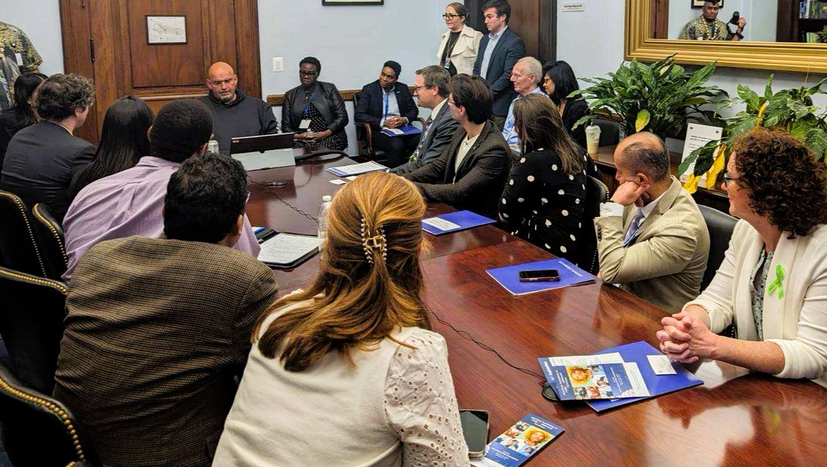 Thank you @JohnFetterman for sitting down with #AACAP's PA team to discuss #mentalhealthmatters #AACAPLC24