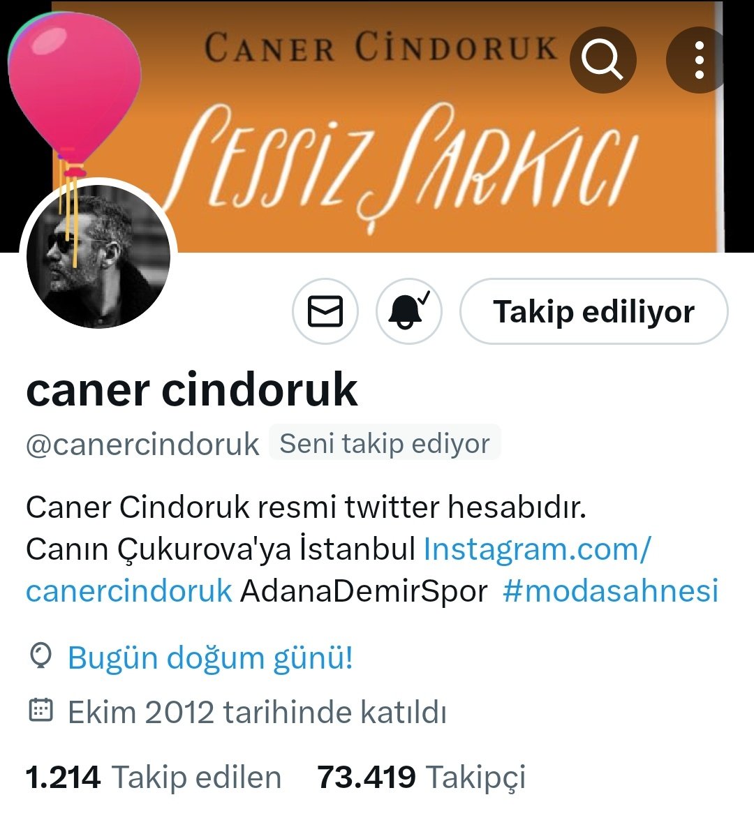 İyi ki bee 💙🎊 @canercindoruk abim doğum günün kutlu olsun 🍀hep mutlu ol