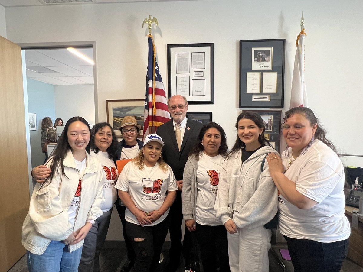 Thank you @SenJohnLaird for a meeting with us to discuss immigrant women workers needs and advancing immigrant worker rights 🙌🏽 #ImmigrantDay2024 @mujrsunidas