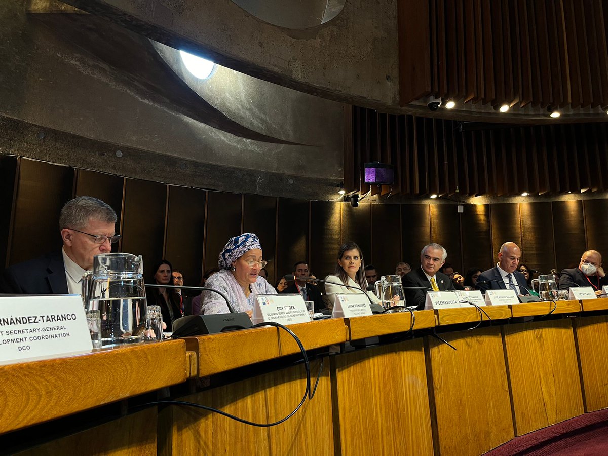 Representing @PNUDLAC at the Forum of Latin America and the Caribbean on Sustainable Development organized by @eclac_un. It is critical to come together and create space for dialogue with different actors to find solutions for a better tomorrow in the region. #LACForum2030