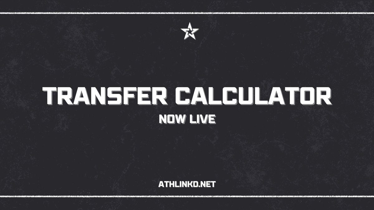 AthLinkd's Transfer Portal Calculator is now live for all college football players! Record-breaking usage in its first day. CHECK IT OUT: app.athlinkd.net/calculator