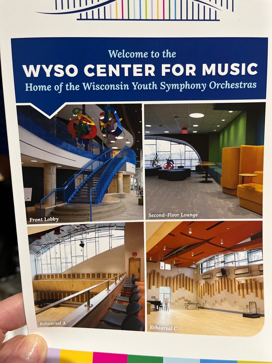 Great to see Madisonians come together to support the arts and youth and build an amazingly beautiful building -- the new @WYSOMusic center. I was honored to speak and welcome donors and guests, including Jerry Frautschi and Pleasant Rowland.
