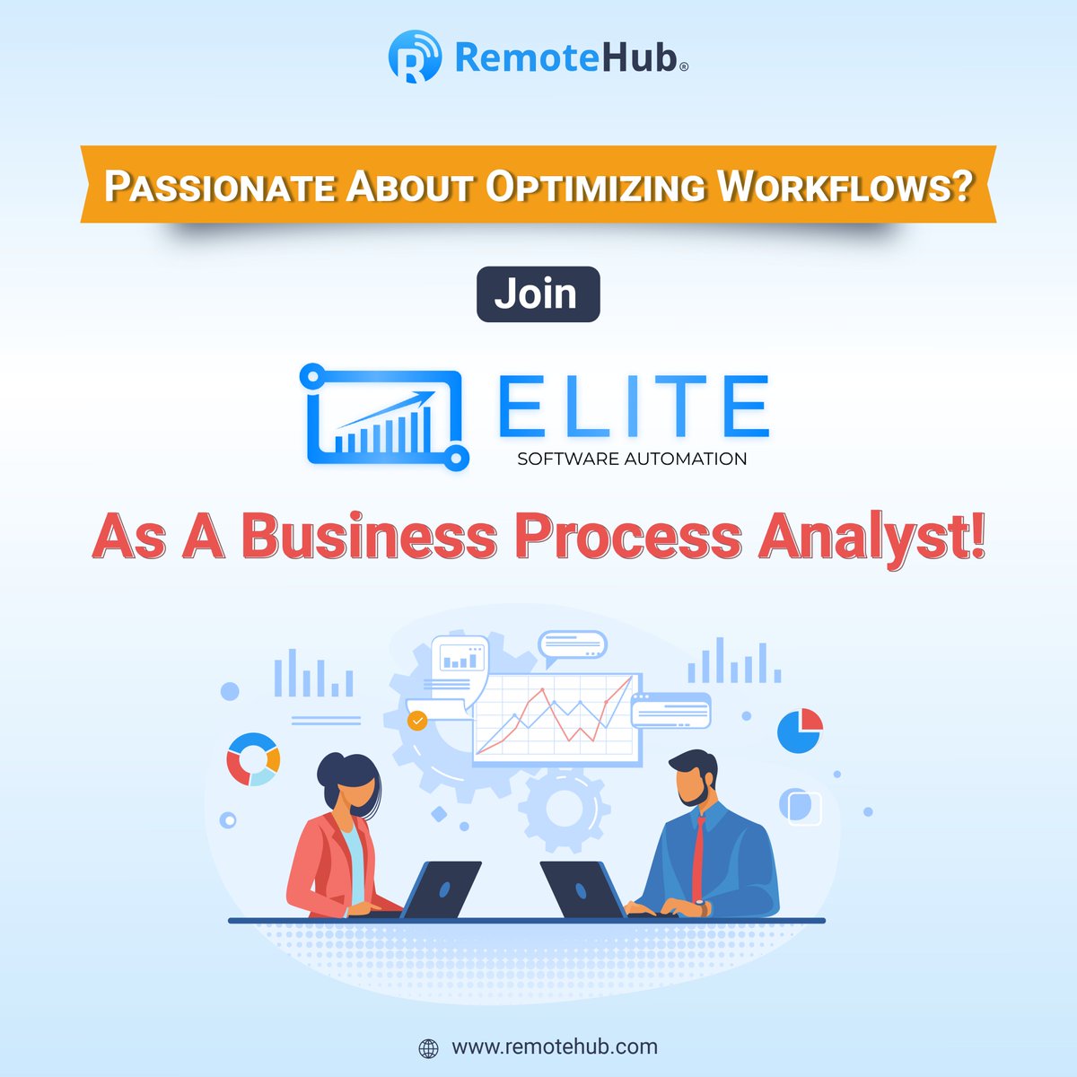 Join the Elite Software Automation team as a Business Process Analyst! 
 
If you're ready to commit to hard work and make a difference, apply now and join our team! 
remotehub.com/jobs/details/b…
 
#EliteSoftwareAutomation #BusinessProcessAnalyst #JoinOurTeam #MakeADifference