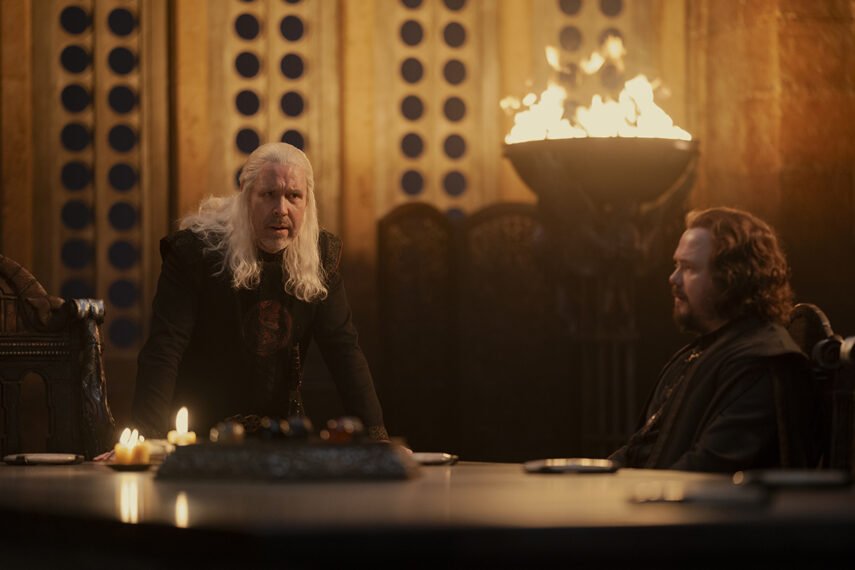 “My wife and son are dead! I will not sit here and suffer crows that come to feast on their corpses!” Viserys Targaryen