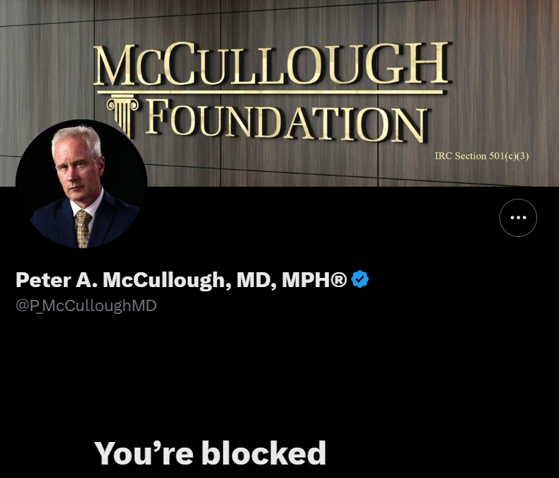 PetDragonNFTs's tweet image. You mean this doctor? @P_McCullough_MD
Ask Peter how he went from, "America needs you now Steve!"
To: YOU'RE BLOCKED!
Just like Fauci ignores, denies and avoids fellow Americans he disagrees with, Peter behaves in the identical #BehavioralPattern.