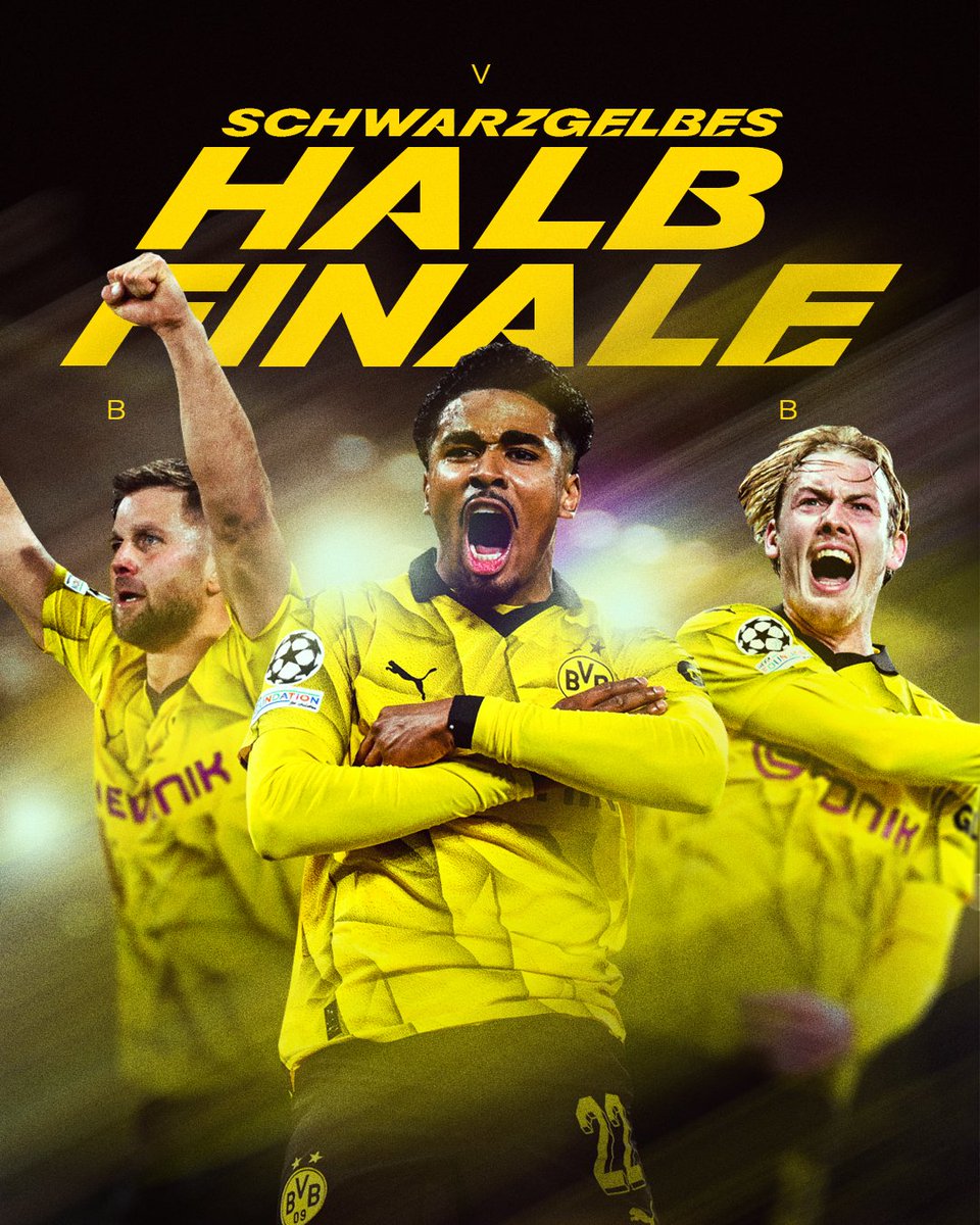 BVB's tweet photo. ⭐️ SCHWARZGELBES HALBFINALE ⭐️

#BVBAtleti https://t.co/z4pBcZnQ67