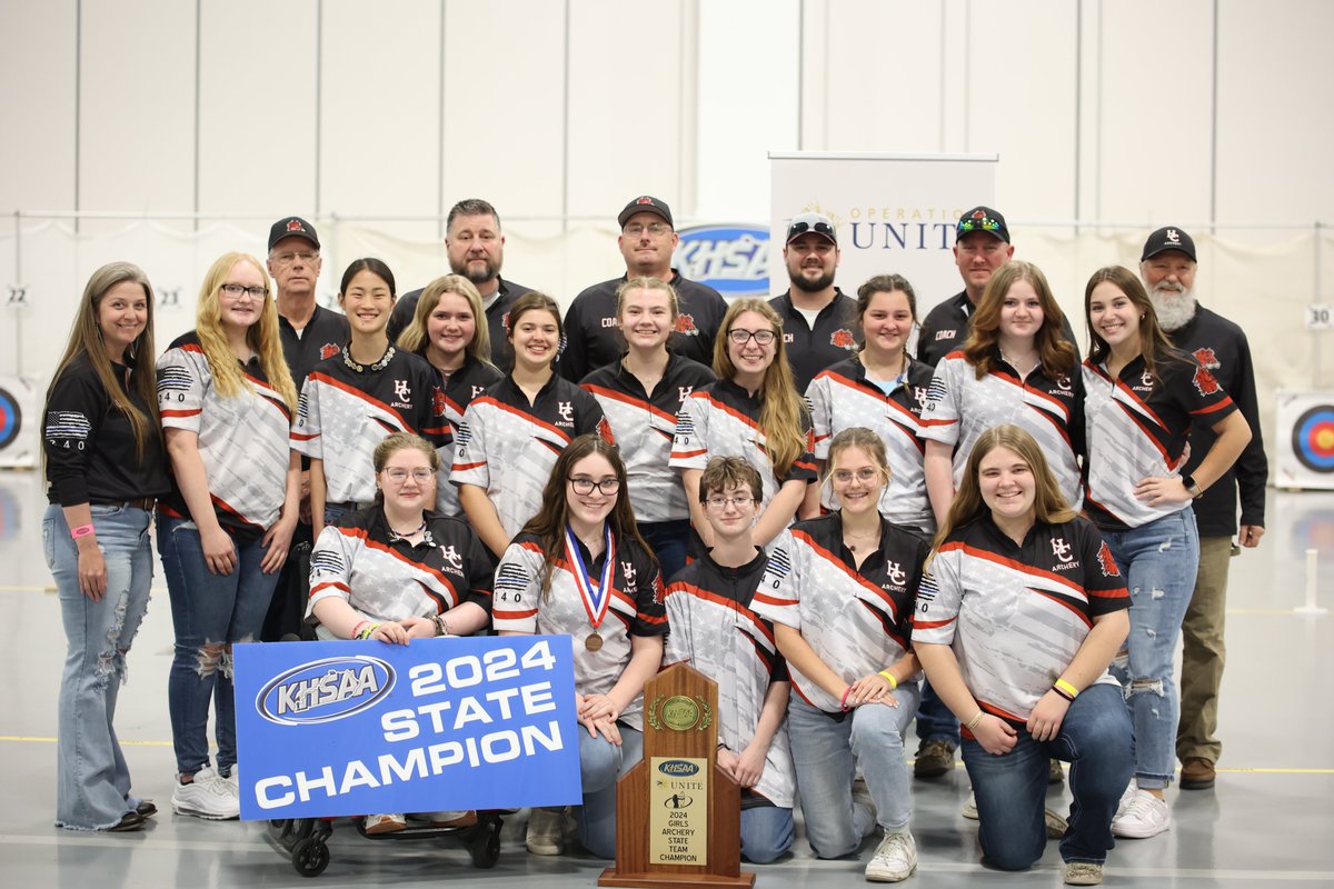 khsaaevents's tweet photo. CONGRATS TO OUR STATE CHAMPIONSHIP TEAM HARRISON COUNTY. #khsar https://t.co/3ELiwUXg16