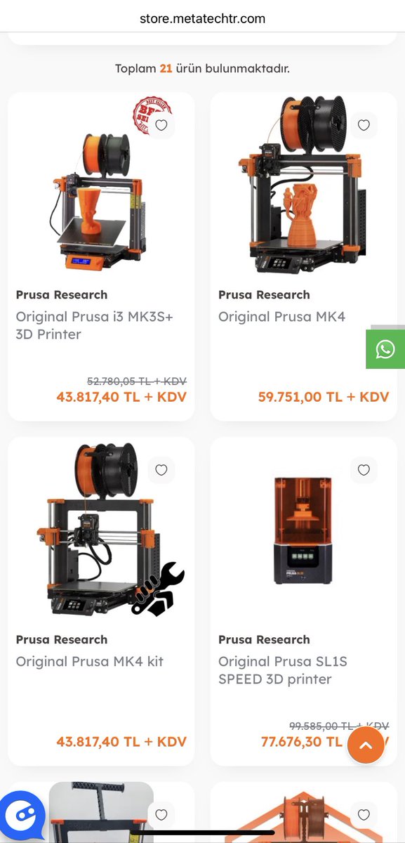 Eğer 3d yazıcıyı kurulu halde isterseniz sadece 15 bin lira. Tak çalıştır. Baskıya hazır halde. Sadece Sıfır Komisyon Zincir Market üzerinde. Kendi üretebildiğiniz $MCL ile. Her eve lazım. zincir.market/product/tMkcFc…