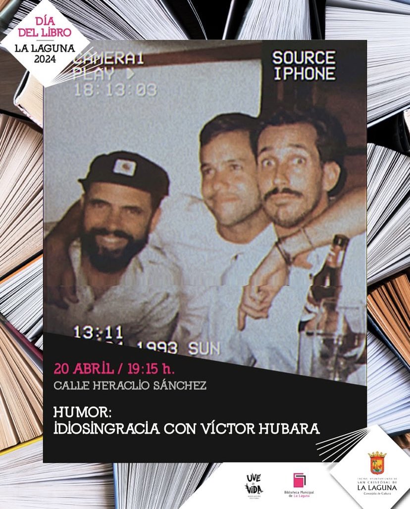 Este sábado 20, estaremos con Idiosingracia en la calle Heraclio de la Laguna a partir de las 19:15 💁🏽‍♂️ @emilioglez92 <a href="/VictorHubara/">Victor Hubara</a>