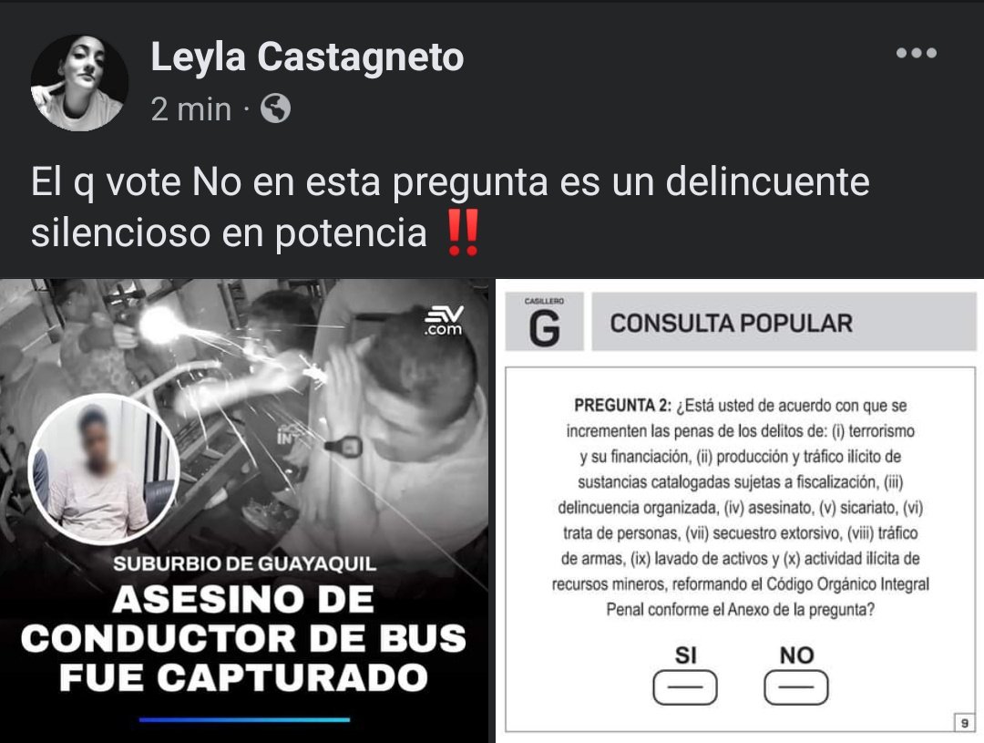 leylacastagneto's tweet photo. 🧐🧐
Paola Cabezas 
Línea 45
#Guayaquil https://t.co/6Fj0fx33s5