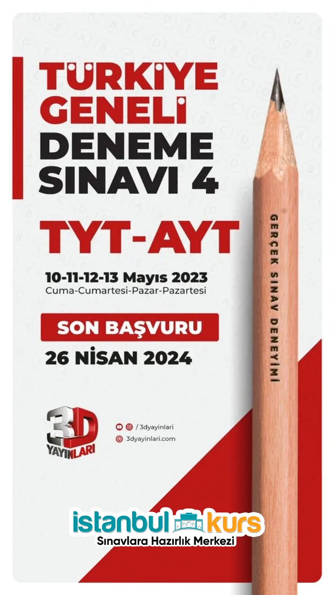 Türkiye Geneli Deneme Sınavları devam ediyor 🥳