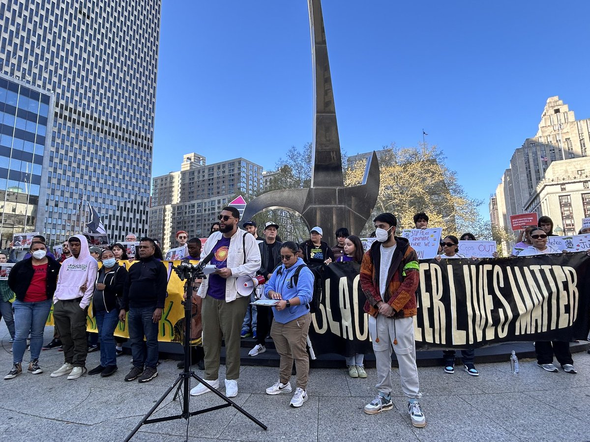 HAPPENING NOW: New Yorkers are gathered in solidarity with Kawaski Trawick’s family, and all of the families impacted by police violence to demand removal of the NYPD from mental health response and an end to police violence