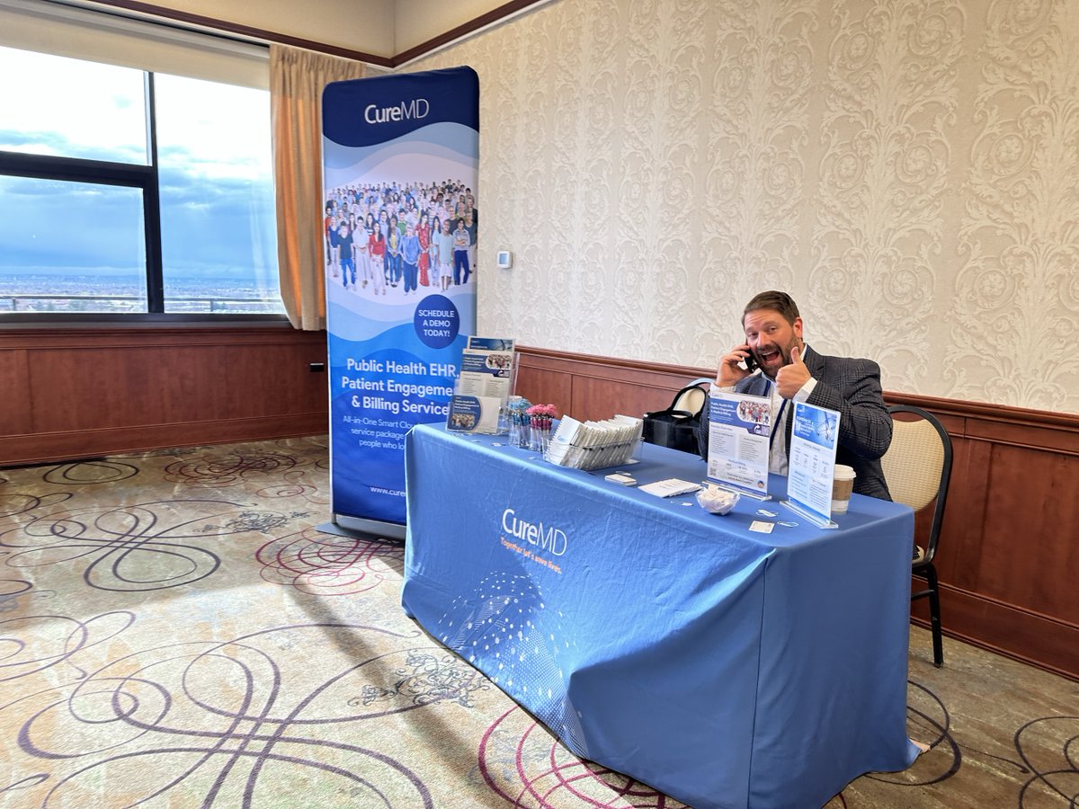 CureMD's tweet photo. The #CureMD Public Sector Team is thrilled to sponsor and exhibit at the Association of Public Health Nurses Conference in Lakewood, Colorado.
We are eager to connect with industry stakeholders and share exciting updates about our latest technology.
#PublicHealth #APHN https://t.co/YIw8fgFIxt