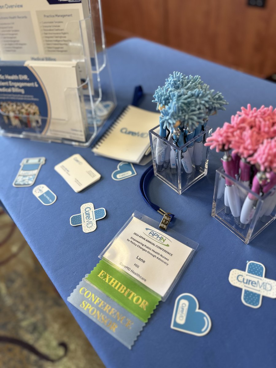 CureMD's tweet photo. The #CureMD Public Sector Team is thrilled to sponsor and exhibit at the Association of Public Health Nurses Conference in Lakewood, Colorado.
We are eager to connect with industry stakeholders and share exciting updates about our latest technology.
#PublicHealth #APHN https://t.co/YIw8fgFIxt