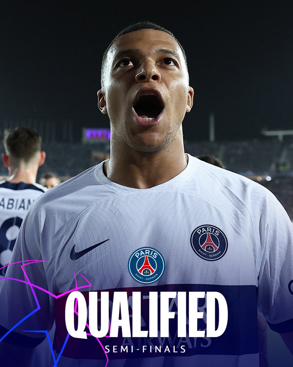 ChampionsLeague's tweet photo. Into the last four ✅

#UCL https://t.co/7qRSNKwUxK