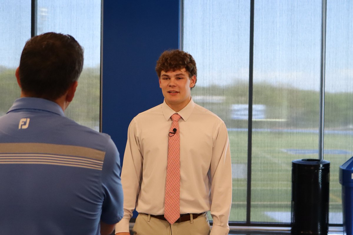 Last week Luke McNamara '24 became the MO high school lacrosse leader in career goals with 279 (and counting). Tonight you can catch him and @RockhurstLax in action at 7:30 at RHS. And tomorrow night you can check out Luke being recognized by @KSHB41 during the 10:00 p.m. show!