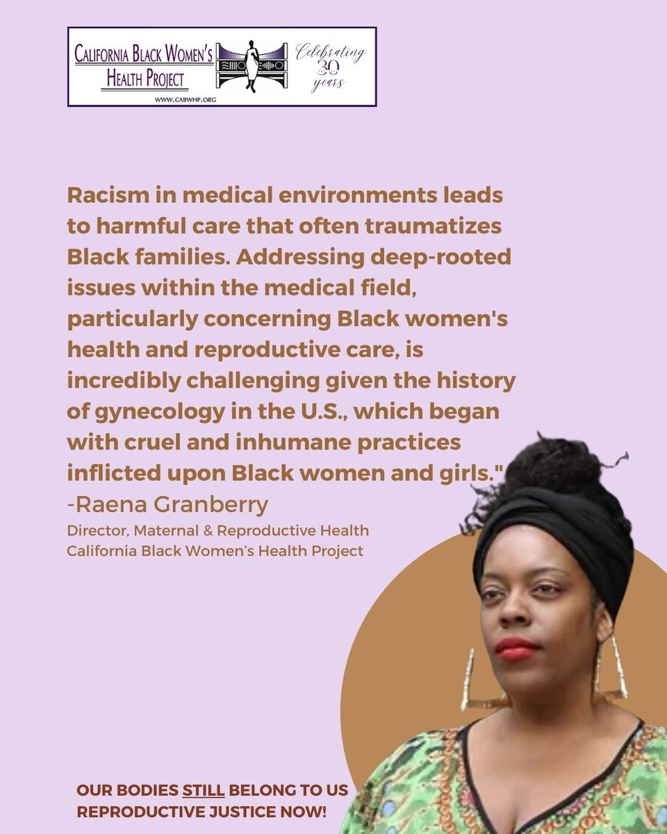 The disparities in Black maternal health outcomes are not inevitable; they are the result of systemic racism. This Black Maternal Health Week, join us in our work to dismantling these barriers: CABWHP.org/30th