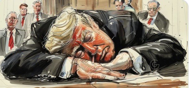 I don’t think Trump’s dozing off in court is due to fatigue.  His lawyers most likely have him heavily sedated because he has the impulse control of a toddler.  They call it damage control.