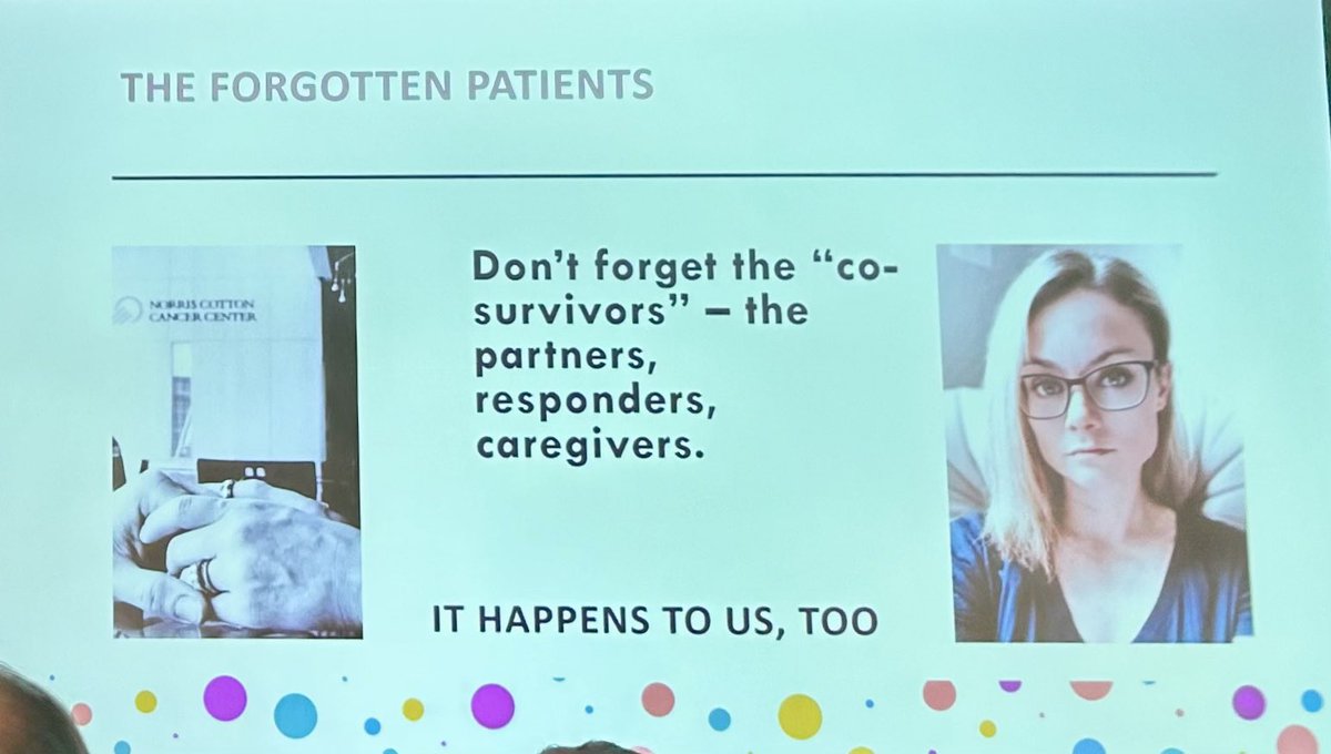 It's all haha w the jokes until you start taking a hard look at how health care routinely fails pts/families. Didn't expect to be weeping at #ASCOAdvocacy, but —as a #ayacsm cancer widow— this hits. Hire @DGlaucomflecken for the laughs, hitting you in the feelings comes for free