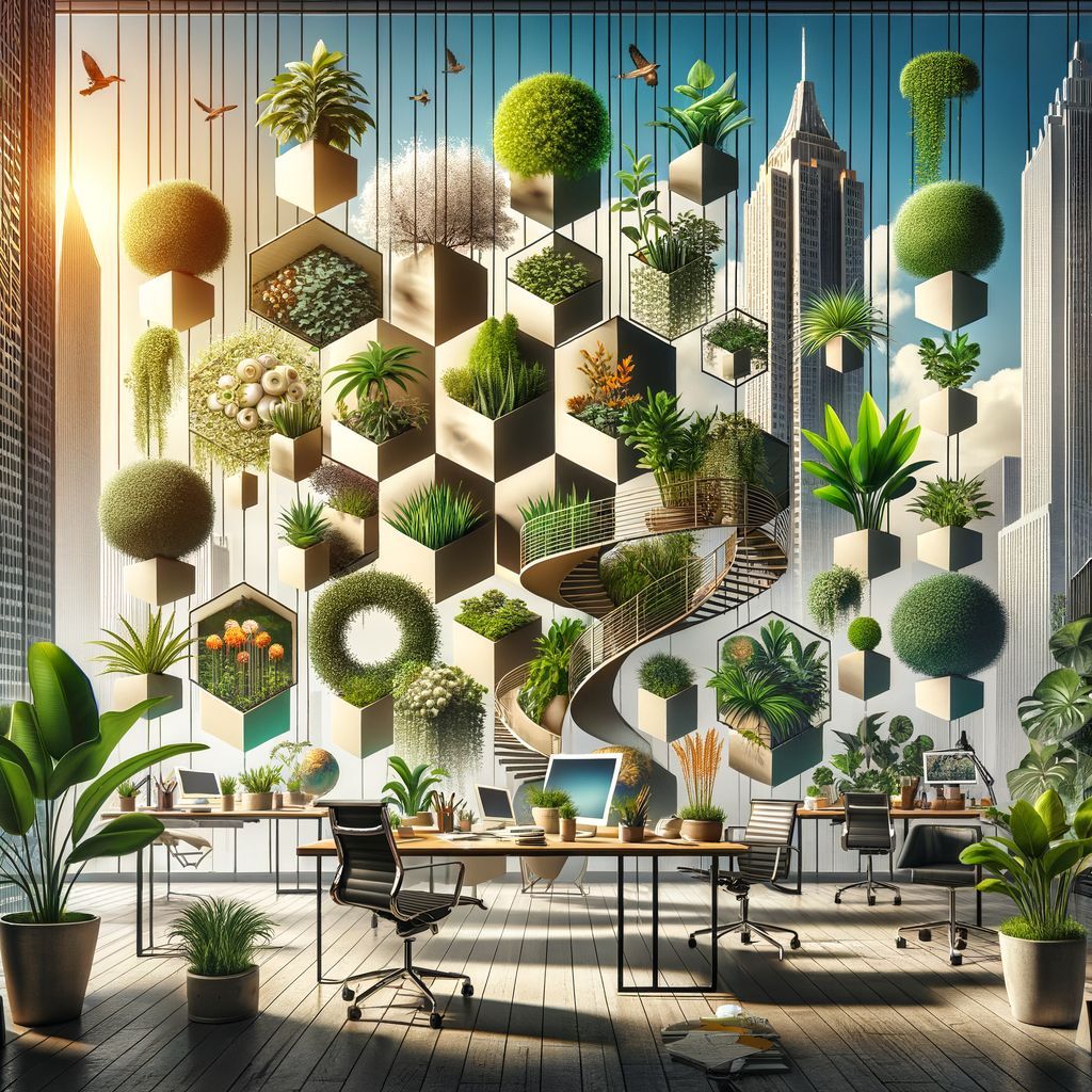 Lush greens in the workplace can boost mood & productivity! 🌱✨ Partner with #AtlantaHouseplants to weave #BiophilicDesign into your business space. 🏢💚#WorkplaceWellness #PlantStyledOffices