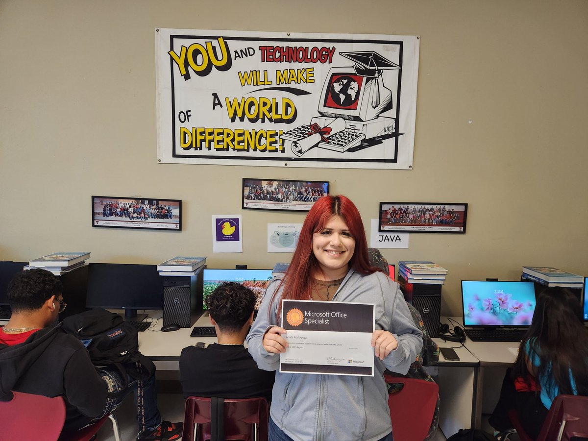 JoseLSilvaSmith's tweet photo. 🎉 Big cheers to Anahi Rodriguez, a senior @THS, for acing the challenging MS Word 2019 Expert level industry-industry-based certification exam! 🌟 Your hard work and dedication have truly paid off. Keep shining bright, Anahi! 💫❤️👍😊 #TISDProud #MicrosoftCertified #THSPride https://t.co/Yg6c2sdUd9