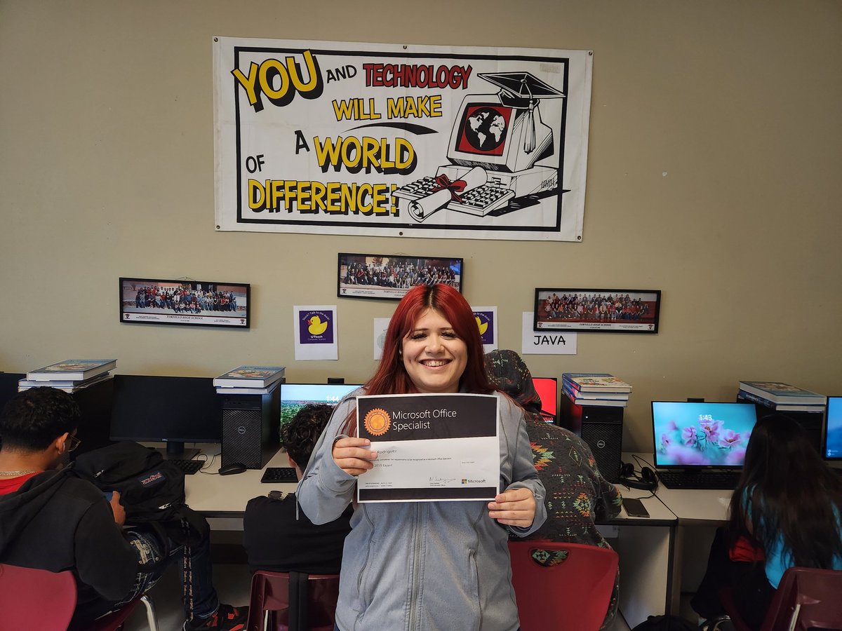 JoseLSilvaSmith's tweet photo. 🎉 Big cheers to Anahi Rodriguez, a senior @THS, for acing the challenging MS Word 2019 Expert level industry-industry-based certification exam! 🌟 Your hard work and dedication have truly paid off. Keep shining bright, Anahi! 💫❤️👍😊 #TISDProud #MicrosoftCertified #THSPride https://t.co/Yg6c2sdUd9