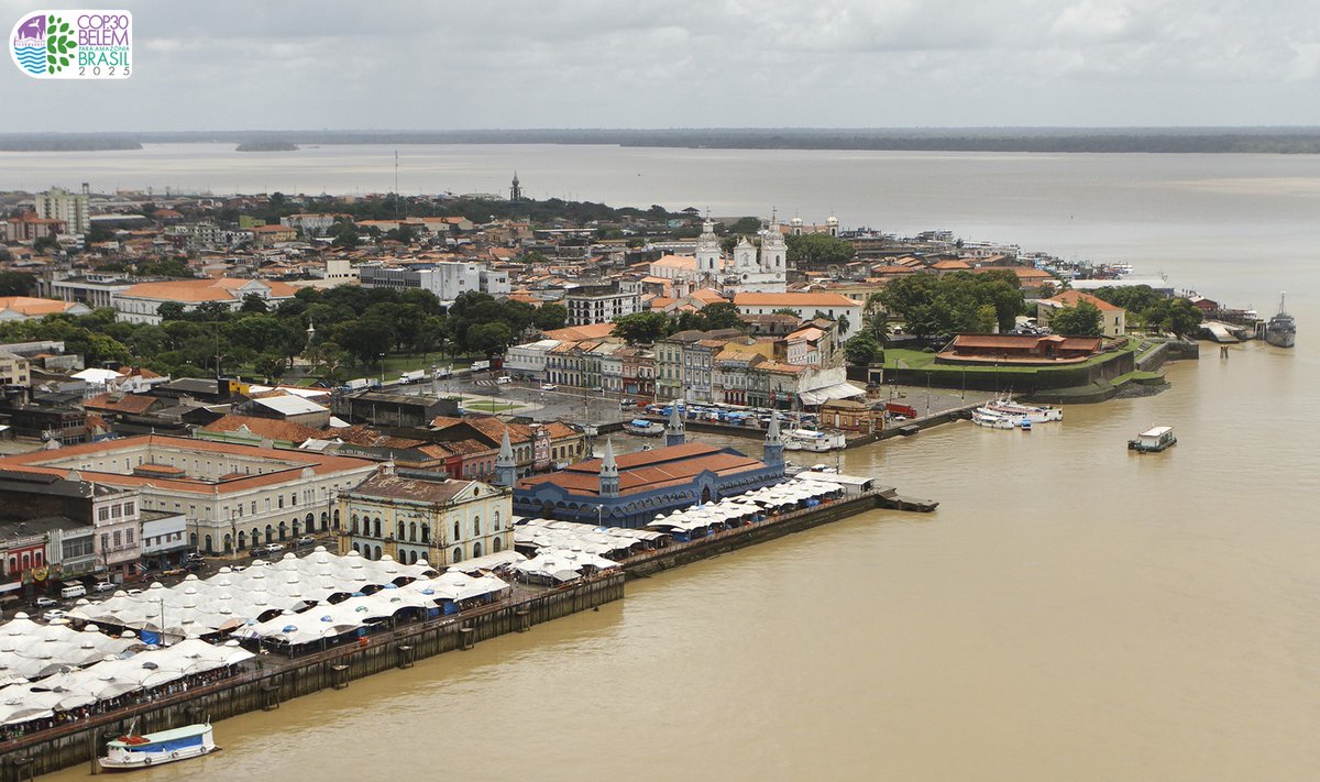 Belém is a city of 1.4 million people (2015) near the mouth of the Amazon River in northern Brazil, lies approximately 100 km upriver from the Atlantic Ocean, on the Pará River en.wikivoyage.org/wiki/Belém #FOSS4G #FOSS4G2024 #OSGeo