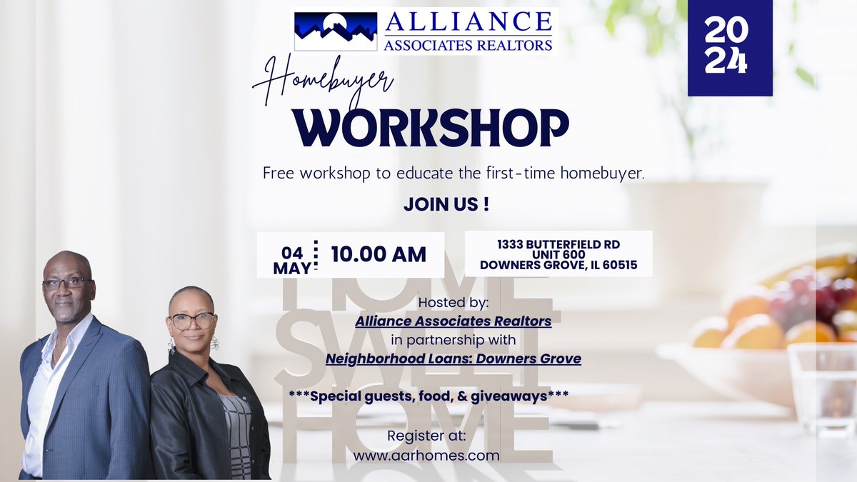 Alliance Associates Realtors has been serving the community for the past two decades. They are here to guide you through every step of your real estate journey. RSVP for their free workshop for first time home buyers here ➡️ aarhomes.com