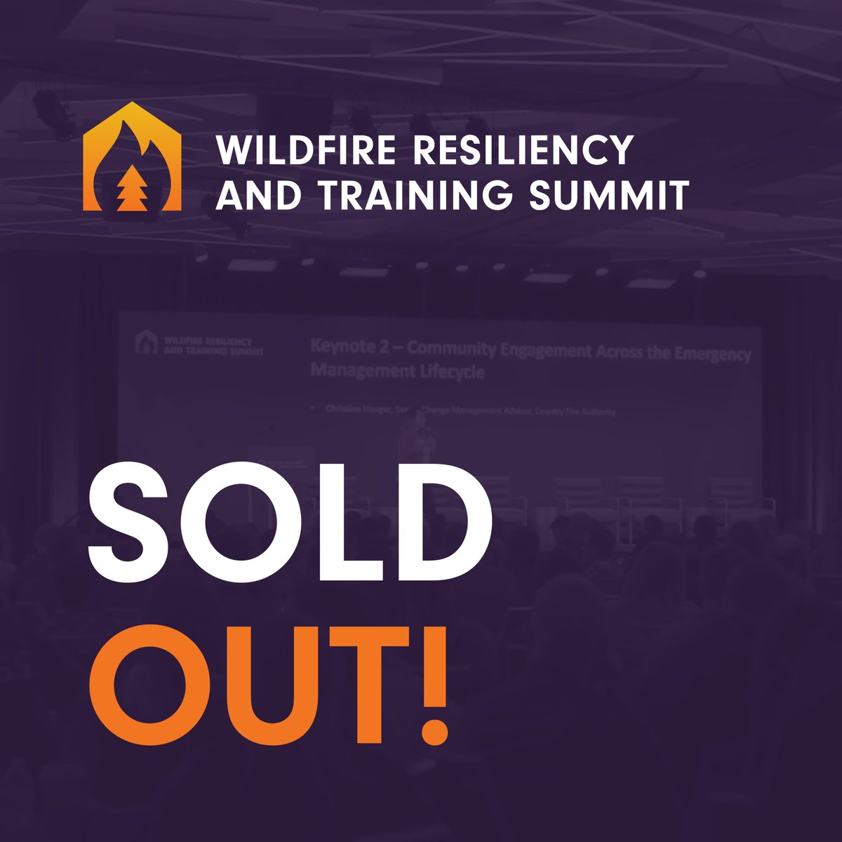 The Wildfire Resiliency and Training Summit has sold out! Thank you to everyone who registered for the training and conference portions. We’re looking forward to seeing everyone later this weekend! View the updated event agenda: tinyurl.com/yc4xhb8u