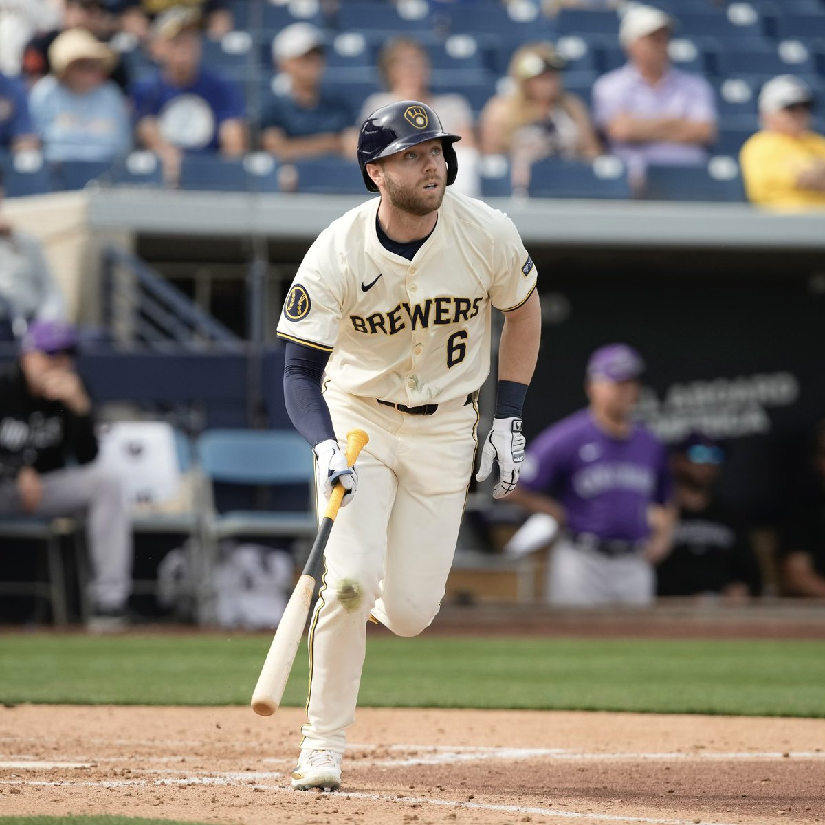 OF Christian Yelich placed on the 10-day injured list with a low back strain, retroactive to April 13. INF/OF Owen Miller recalled from Triple-A Nashville.