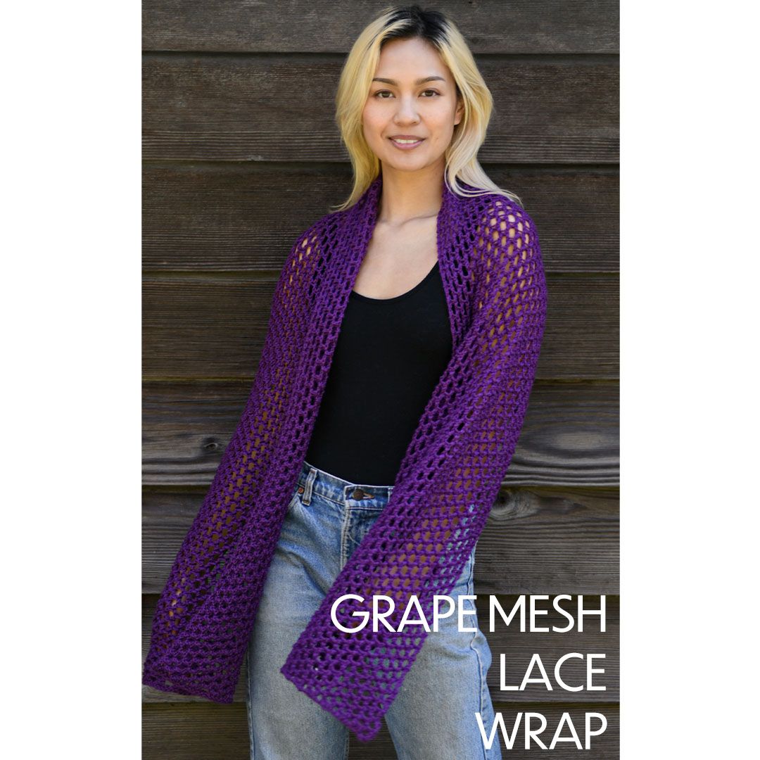 CascadeYarns's tweet image. Grape Mesh Lace Wrap in Pacific Sport
Designed by Shannon Dunbabin
Download this free pattern on our website - buff.ly/43ZVTtw 
#CascadeYarns #CascadeFreePattern #freepattern #PacificSport #knitinspo #knitscarf #grape #lace #springtime